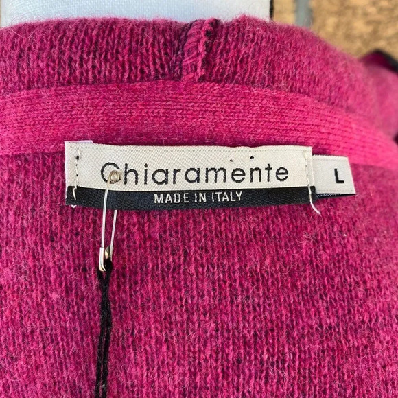 Chiaramente Open Front Hooded Cardigan Large - Picture 9 of 15
